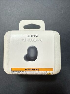 Sony WF-1000XM6 The Best Truly Wireless Noise Cancelling Earbuds (2026) Black